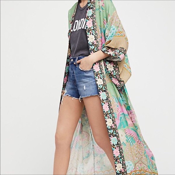 MayMays’ Boutique Other - Maxi Kimono Floral Cover up